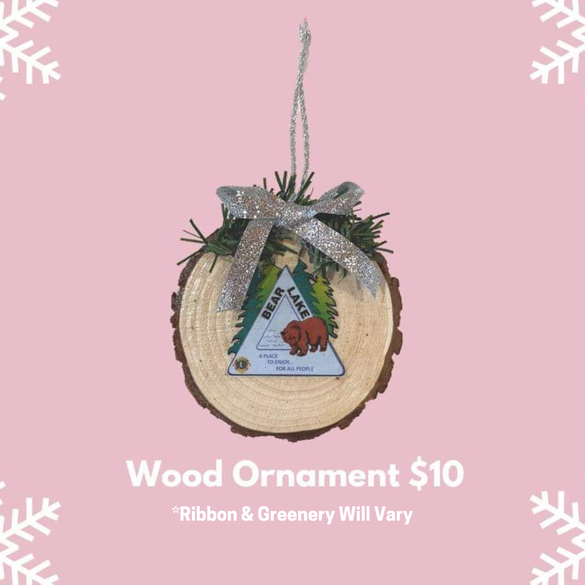 Holiday Wooden Ornament